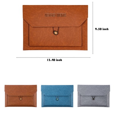 PU Leather A4 Document Portfolio