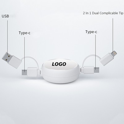 5 In 1 Retractable Charging Cable