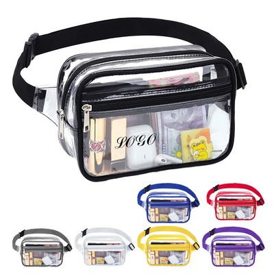 Waist Bag Stadium Approved Clear Pvc Transparent Fanny Pack