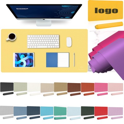 Large Office Leather Desk Mat